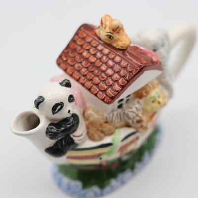 Noah's Ark Ceramic Teapot
