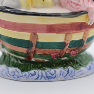 Noah's Ark Ceramic Teapot