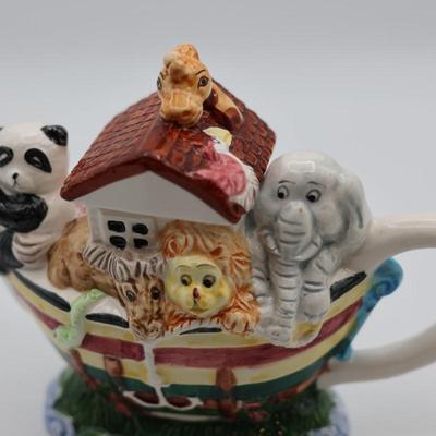 Noah's Ark Ceramic Teapot