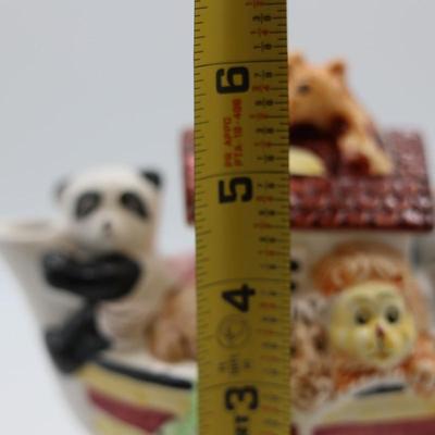 Noah's Ark Ceramic Teapot