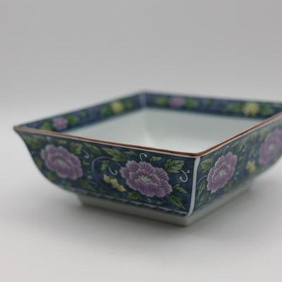 Andrea by Sadek 6" Asian Floral Dish