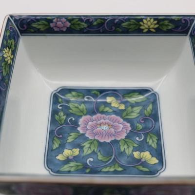 Andrea by Sadek 6" Asian Floral Dish