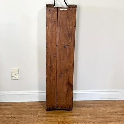 Custom Made Rustic Wood Cabinet ~ Was a Gun Case