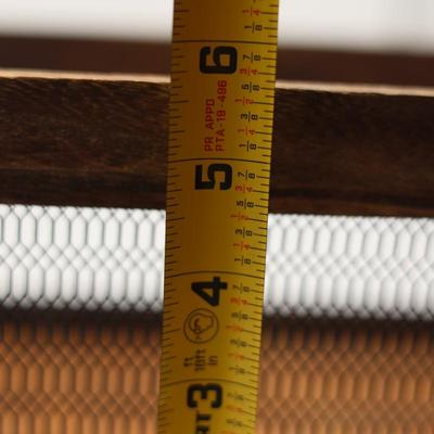 Rustic Wood & Wire Decorative Nesting Storage Basket (2)