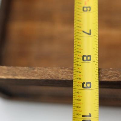 Rustic Wood & Wire Decorative Nesting Storage Basket (2)