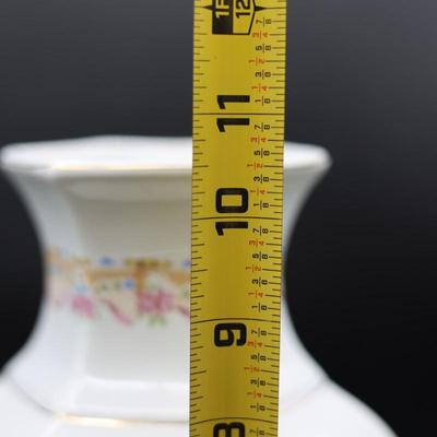 Two Italian Vintage Floral Table Vases (2)