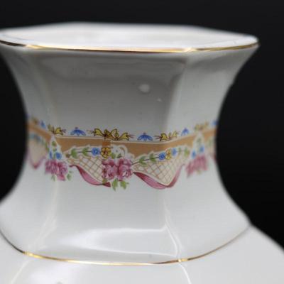 Two Italian Vintage Floral Table Vases (2)