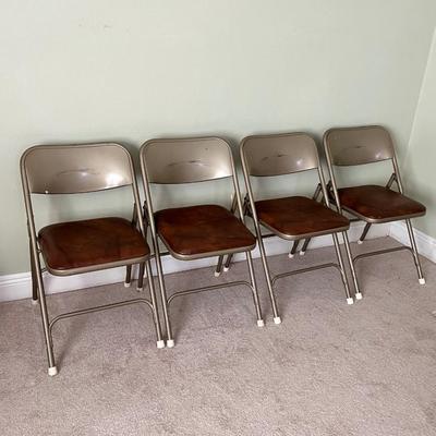 SAMSONITE ~ Card Table With Four (4) Chairs ~ *Read Details