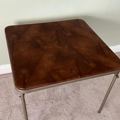 SAMSONITE ~ Card Table With Four (4) Chairs ~ *Read Details