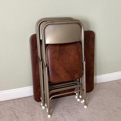 SAMSONITE ~ Card Table With Four (4) Chairs ~ *Read Details