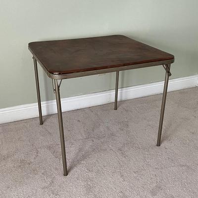 SAMSONITE ~ Card Table With Four (4) Chairs ~ *Read Details