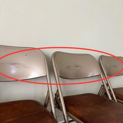 SAMSONITE ~ Card Table With Four (4) Chairs ~ *Read Details