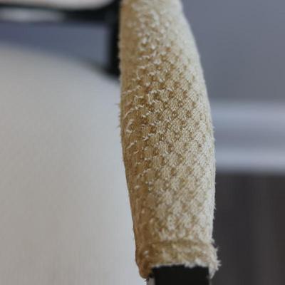 Vintage Upholstered & Wood Carved Chair