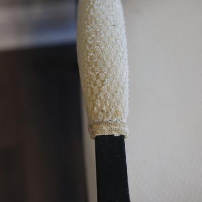 Vintage Upholstered & Wood Carved Chair