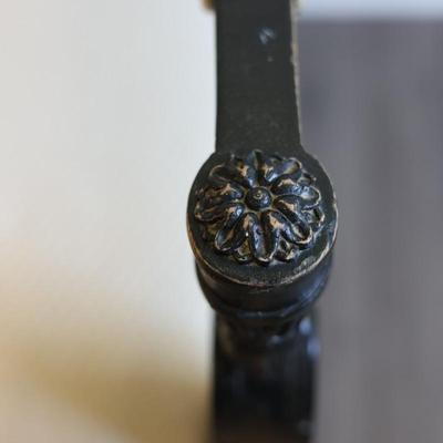 Vintage Upholstered & Wood Carved Chair