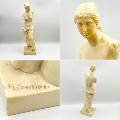 A. SANTINI ~ Pair (2) ~ Venus de Milo & David Statues