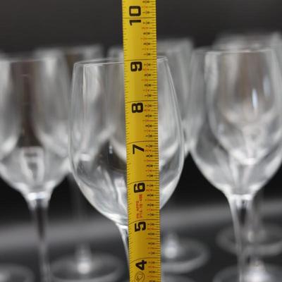 Twelve Stem Wine Glasses (12)