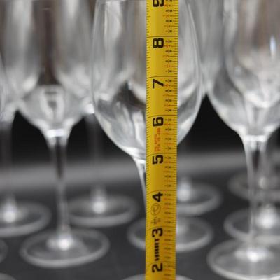 Twelve Stem Wine Glasses (12)
