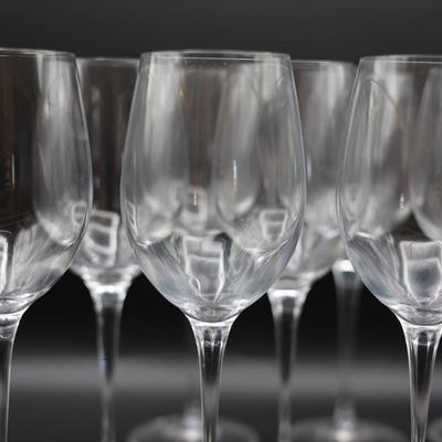Twelve Stem Wine Glasses (12)