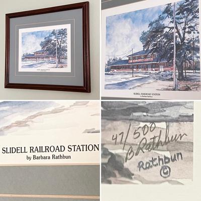 BARBARA RATHBUN ~ "Tribute To The North Shore" ~ Four (4) S/N Framed Prints