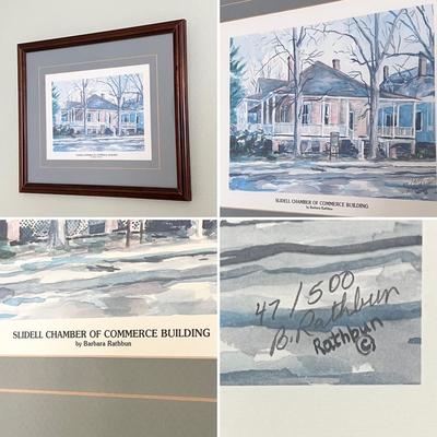 BARBARA RATHBUN ~ "Tribute To The North Shore" ~ Four (4) S/N Framed Prints