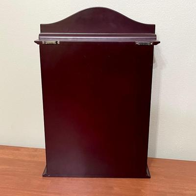 Small Solid Wood Curio Wall Mount