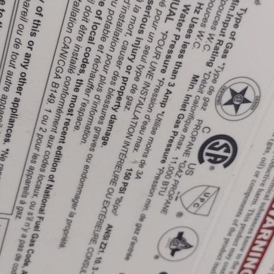 Takagi T-K 3 Tankless Propane Water Heater