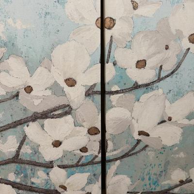 Dogwood Blossom Canvas Wall Art