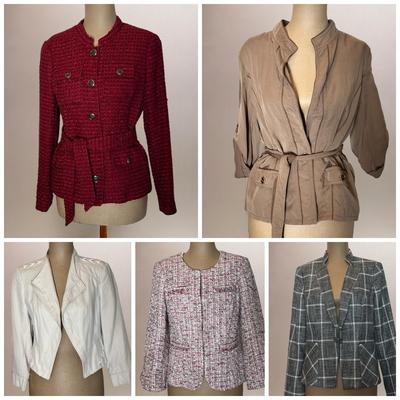 5 White House Black Market Blazers Jackets Sz SM