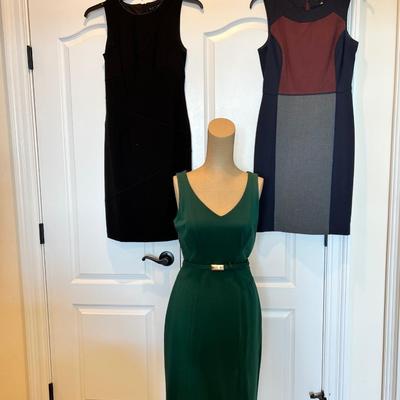 9 Dresses + 1 Blazer Lot - White House Black Market & Limited Sz 0-4