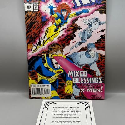 The Uncanny X-Men #308 signed by Lobdell #37/5000