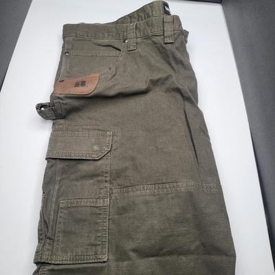 44x32 Wrangler Riggs Workwear Men's Khaki Style Pants