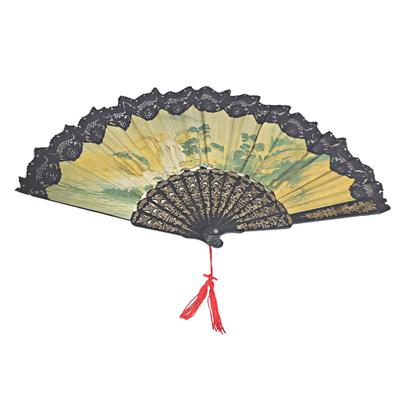 2 Vintage Oriental Style Hand fans