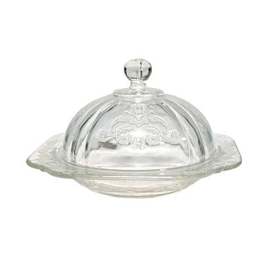 Indiana Glass Madrid Recollection Covered Butter Dish