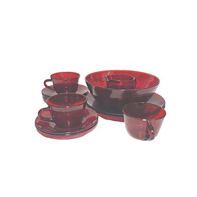 Anchor Hocking Fire-King Royal Ruby Red Glassware