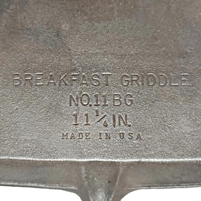 Vintage Birmingham Stove & Range Breakfast Griddle