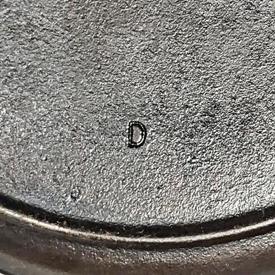 Vintage Lodge 10SK D Cast Iron Skillet