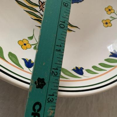 William Sonoma Rooster large pasta bowl 13" diameter