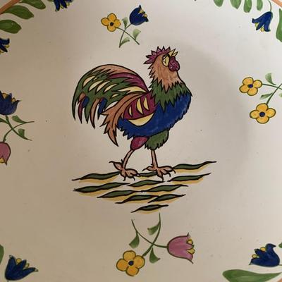 William Sonoma Rooster large pasta bowl 13" diameter