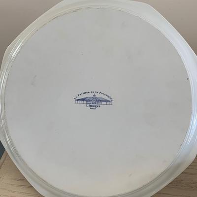 12â€ Limoge Charger Decorative Serving Plate
