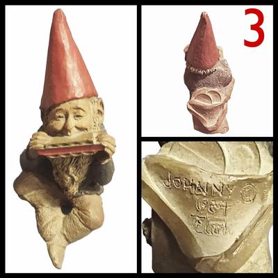 3 Vintage Tom Clark Gnomes Cairn Studio