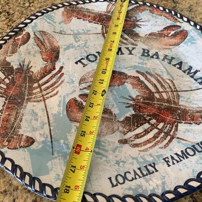 Tommy Bahama Nautical Theme Melamine Entertaining Set