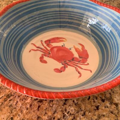 Tommy Bahama Nautical Theme Melamine Entertaining Set