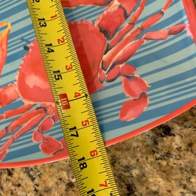 Tommy Bahama Nautical Theme Melamine Entertaining Set