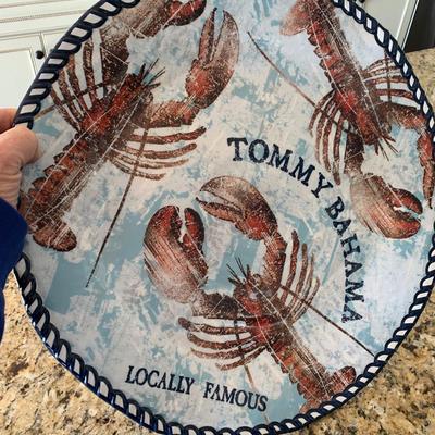 Tommy Bahama Nautical Theme Melamine Entertaining Set
