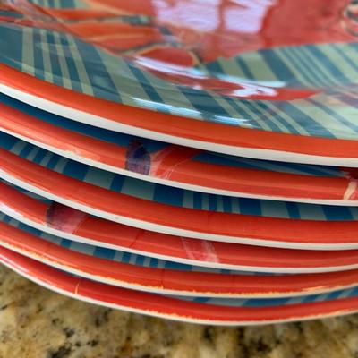 Tommy Bahama Nautical Theme Melamine Entertaining Set