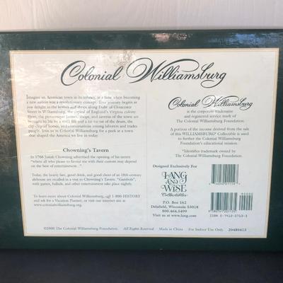 LOT 8X: 2000 Lang & Wise Collectibles Colonial Williamsburg #13 