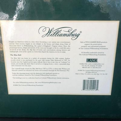 LOT 11X: 2006 Lang Colonial Williamsburg Collectibles #26 
