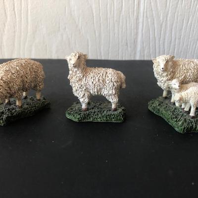 LOT 18X: Colonial Williamsburg Collectibles w/ Boxes - 2005 Horses (0506021), 2002 Sheep (0506005), 1997 Packhorse Led by Woman...