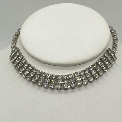 LOT 178K: Vintage Rhinestone / Crystal Jewelry - Wiesner and More